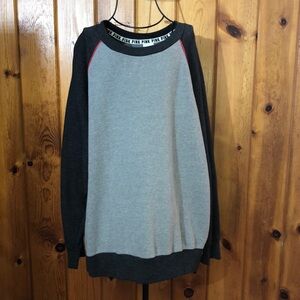 PINK Victoria’s Secret crew neck sweatshirt size large red/pink oversized top​